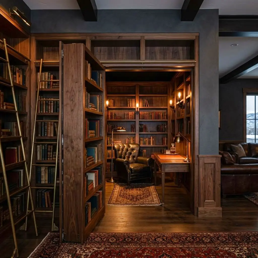 Hidden Doors & Secret Rooms — The ultimate architectural surprise.