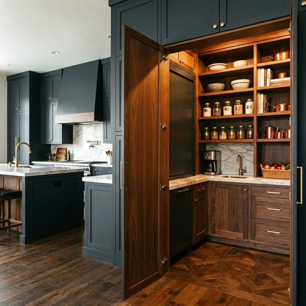 Hidden Pantries & Sculleries — Keep the mess out of sight. The ultimate luxury kitchen secret.