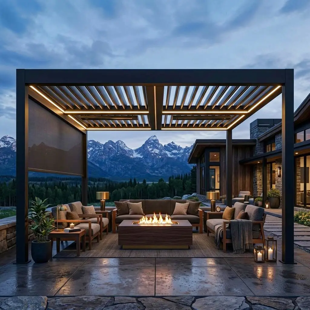 Motorized Louvered Pergolas — Control the sun. Block the rain. Rule your patio.